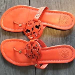Orange Tory Burch sandals size7